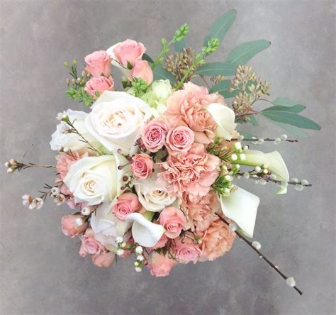 Carnation And Roses Flower Bouquet