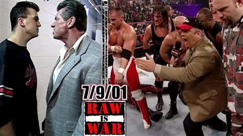 Wwf Raw July 9 2001 Full Breakdown Ecw Reforms To Join Wcw V Wwf