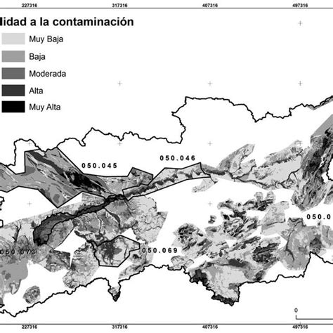 Vulnerabilidad Intrínseca De Las Masas De Agua Subterránea A La