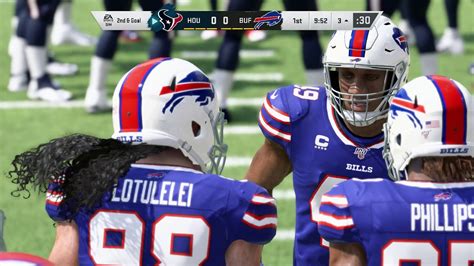 Madden Nfl 20 Houston Texans Vs Buffalo Bills Youtube