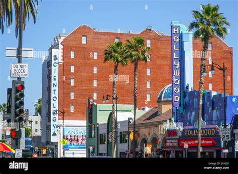 Scientology Building At Hollywood Boulevard In Los Angeles Los