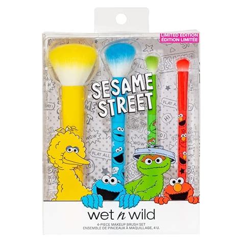 Amazon Wet N Wild X Sesame Street Piece Makeup Brush Set