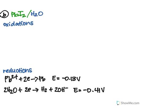 Solved Write Equations For The Half Reactions That Occur At The Anode