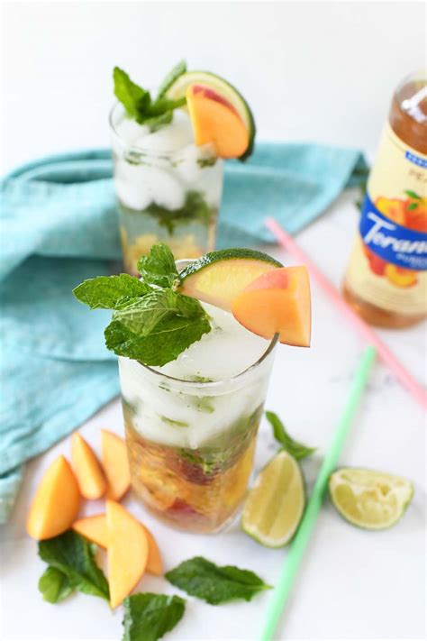 How To Make The Best Peach Mojito Savvy Saving Couple