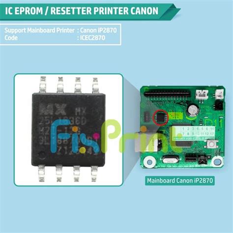 Jual IC Eprom Eeprom Canon IP2870 Resetter Reset Counter Printer