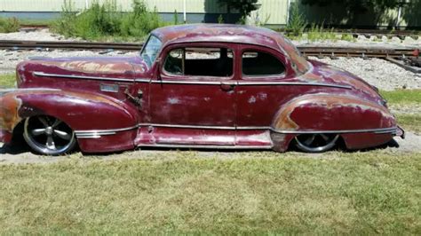 1947 Hudson Coupe Hotrod Rat Rod Custom Bagged Big Block Patina For Sale