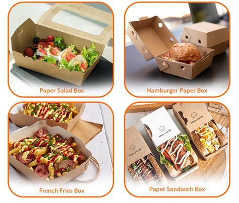 Custom Disposable Food Grade Cardboard Hamburger Packaging Paper Burger