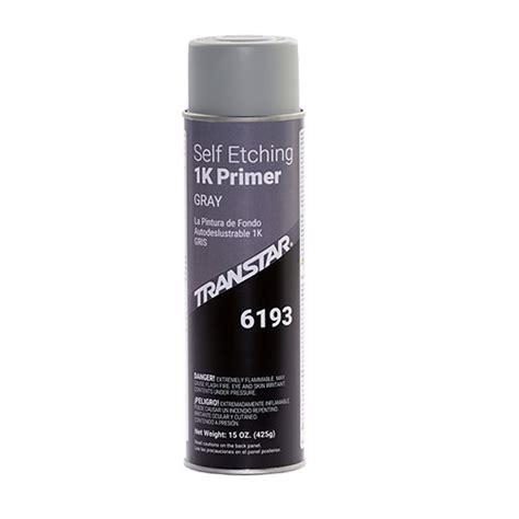 Transtar Self Etching 1k Primer Gray 6193 Self Etching Primers