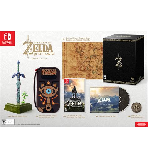 Nintendo Switch The Legend Of Zelda Breath Of The Wild Master Edition