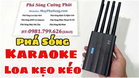 Máy Phá Sóng 8 Râu Cầm Tay Chuyên Phá Sóng Karaoke Phá Sóng Loa Kẹo