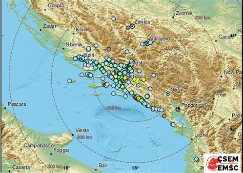 Novi Potres Ja Ine Osjetio Se U Dalmaciji Probudilo Nas Gs Press