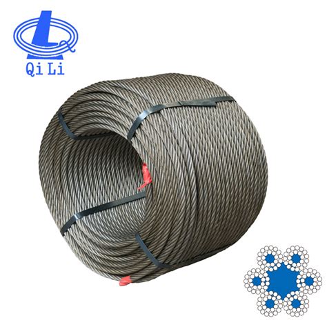 Factory 6X24 7FC Ungalvanized Steel Wire Rope For Tying And Binding