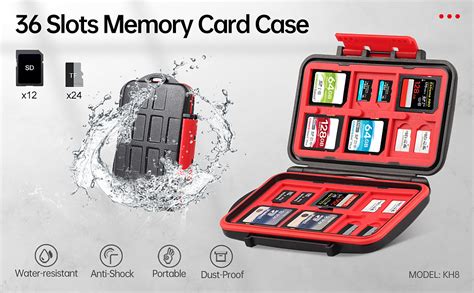 Lynca Slots Card Case Holder Professional Water Resistant Memory