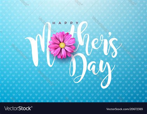 Happy Mothers Day Greeting Card Royalty Free Vector Image