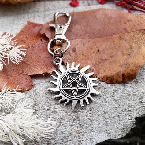 Anti Possession Charm Supernatural Keychain Pentacle Charm Supernatural