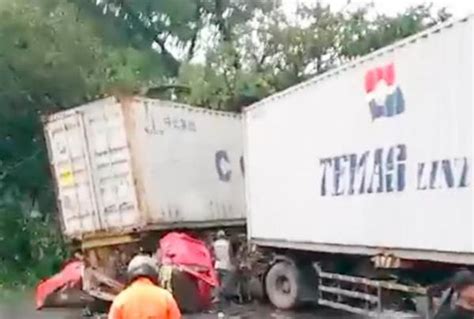 Kronologi Tabrakan Beruntun Truk Kontainer Di Pasuruan Tewaskan 3 Tewas