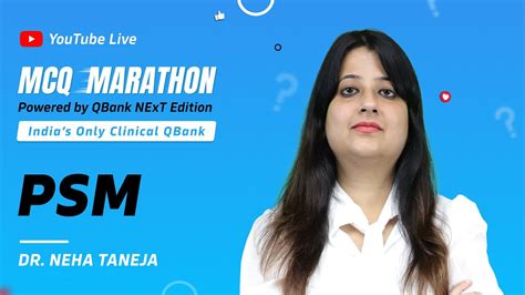 Psm Mcq Marathon With Dr Neha Taneja Youtube