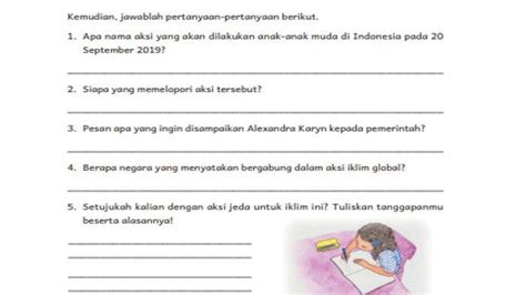 Soal Bahasa Indonesia Kelas 6 Sd Kurikulum Merdeka Kunci Jawaban