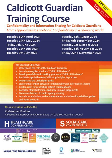 Caldicott Guardian Training Course