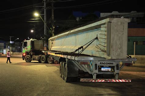 Prefeitura Inicia Transporte E Implantação De 21 Vigas Que Vão Dar