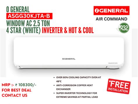 Ton R Wall Mounted EFFICIENT TROPICAL INVERTER HOT COLD