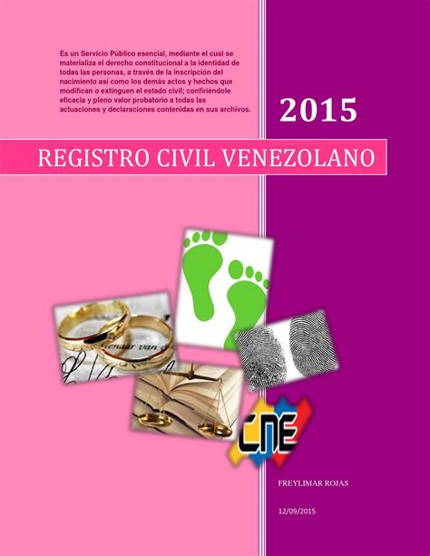 Registro Civil Venezolano Revista By Freylimar Issuu