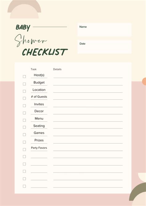 How To Plan A Baby Shower Checklist And Easy Steps