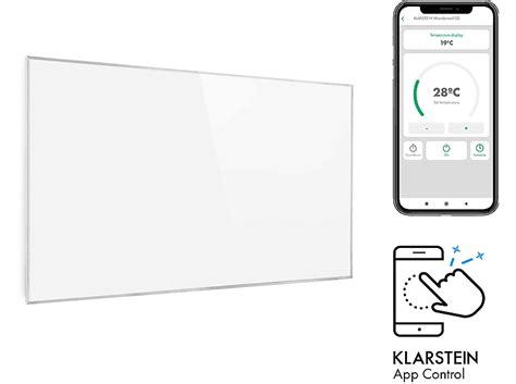 KLARSTEIN Wonderwall Smart 450 Infrarot Heizung 450 Watt SATURN