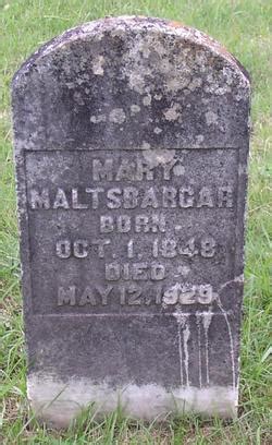 Mary Shanks Maltsbarger 1848 1929 Mémorial Find a Grave