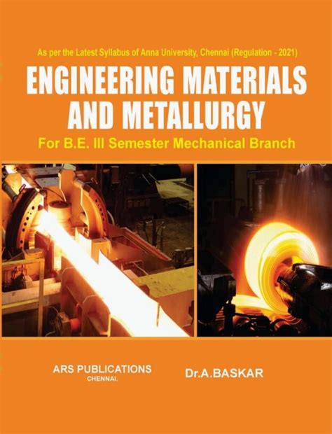 Engineering Materials And Metallurgy Ars Publications