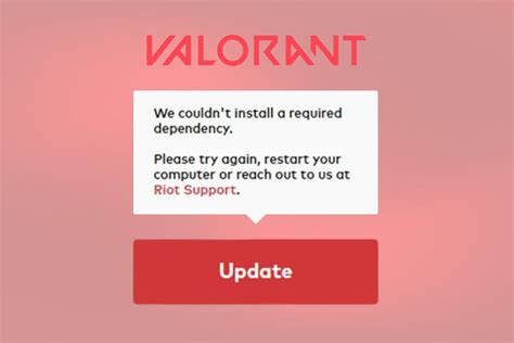 How To Fix We Couldn T Install A Required Dependency In Valorant Techcult