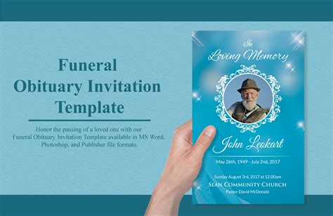 32 Microsoft Word Obituary Templates Download Free Fill In The Blank Obituary Template