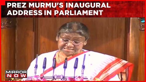 President Droupadi Murmu Addresses Parliament Joint Session Ahead Of