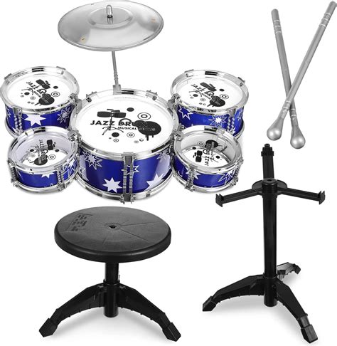 ERINGOGO Definir Brinquedo De Bateria Instrumentos Musicais Infantis