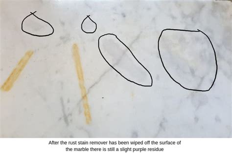 Removing Rust Stains From Marble Limestone Stone Repairs