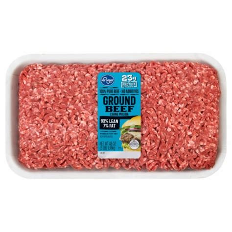 Kroger Lean Ground Beef Lb King Soopers