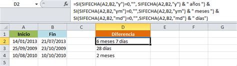 Excel Calcular Edad En Excel Calcular Diferencia Entre Fechas Saber