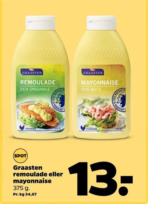 Graasten Remoulade Eller Mayonnaise Tilbud Hos Netto