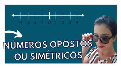 NÚMEROS OPOSTOS OU SIMÉTRICOS NA RETA NUMÉRICA YouTube