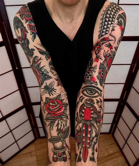 Traditional Tattoo Sleeve Ideas