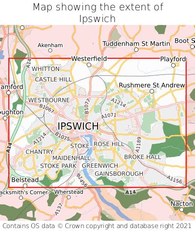 Where is Ipswich? Ipswich on a map