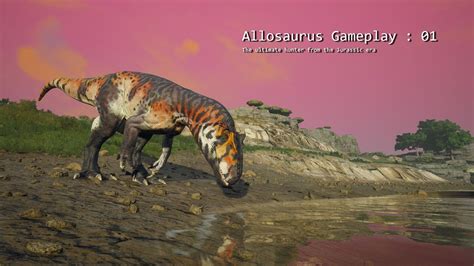 Path Of Titans Semi Realism L Allosaurus Gameplay 01 YouTube