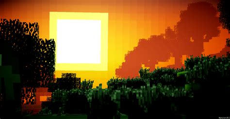 Minecraft Sunset by niklon9141 on DeviantArt