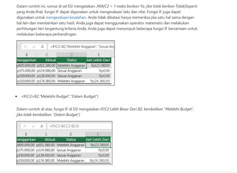 Contoh Cara Menggunakan Rumus Fungsi IF Di Microsoft Excel Aikerja