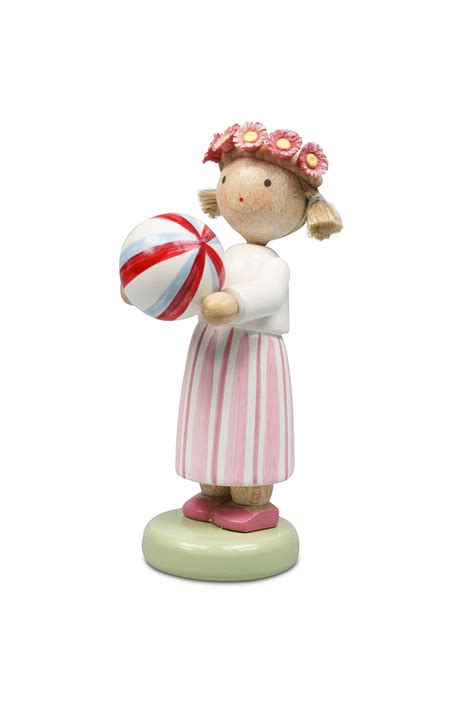 Flade Flachshaarfiguren Kinder M Dchen Mit Ball