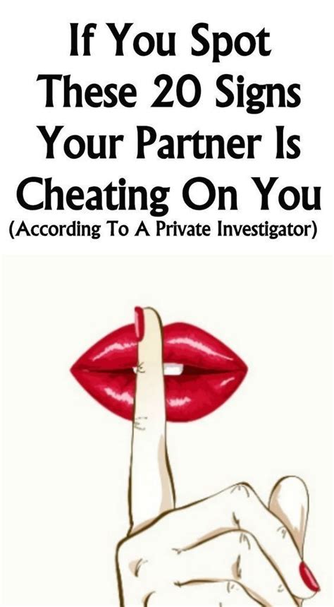 If You Spot These Signs Your Partner Is Cheating According To A Private Investigator Private