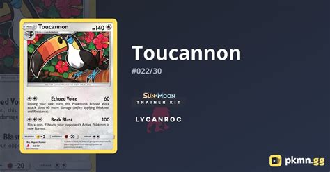 Toucannon 02230 Sun And Moon Trainer Kit Lycanroc Pkmngg