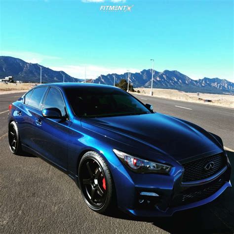 2017 Infiniti Q50 Red Sport With 20x9 Varrstoen Es9 And Achilles 245x35