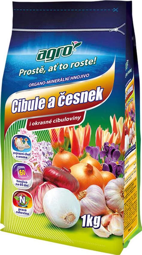 AGRO Organo minerální hnojivo cibule a česnek 1 kg Hnojiva