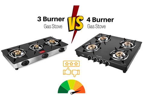 3 Burner Vs 4 Burner Gas Stove - Which Is Better And Why?